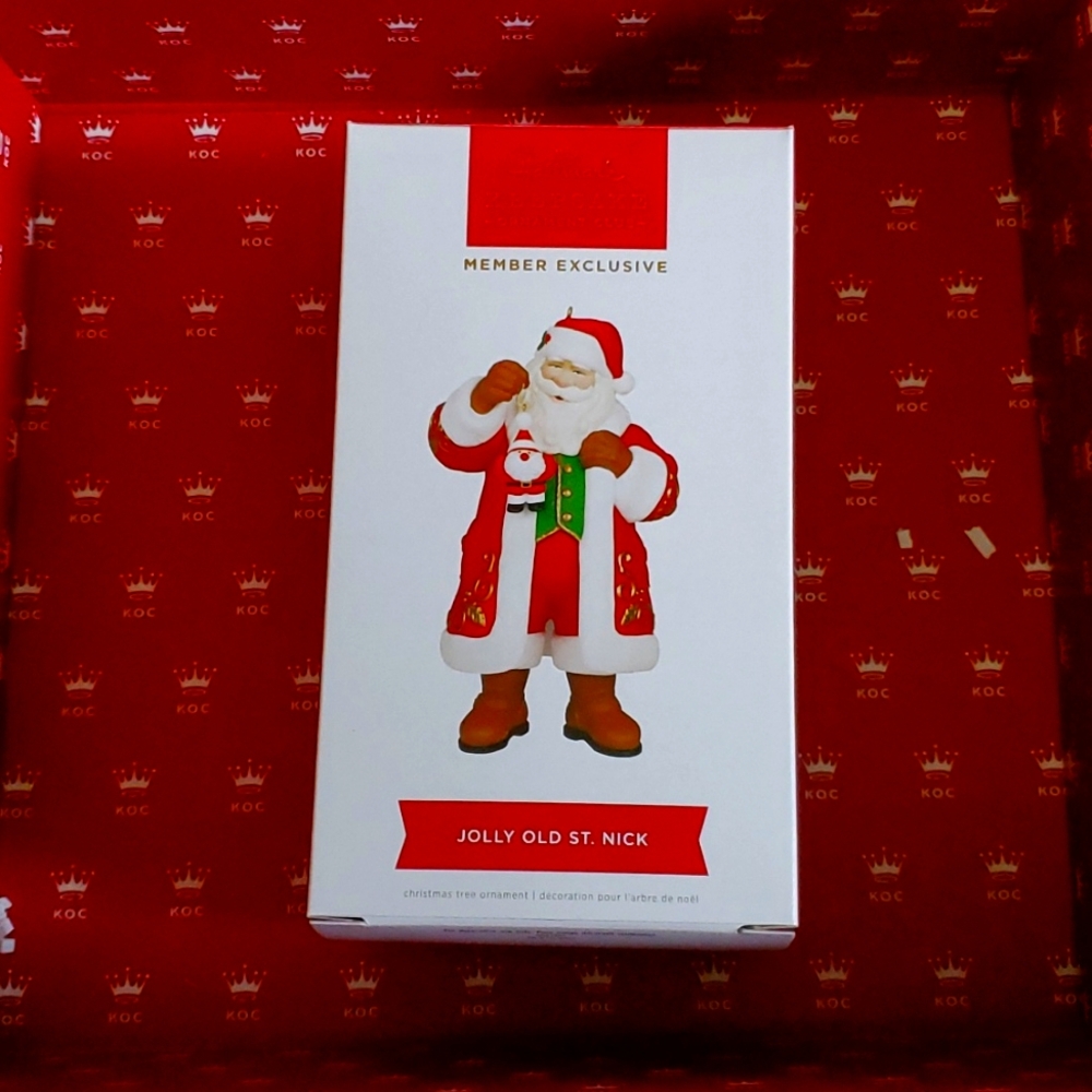 2023 Hallmark Jolly Old St Nick Ornament